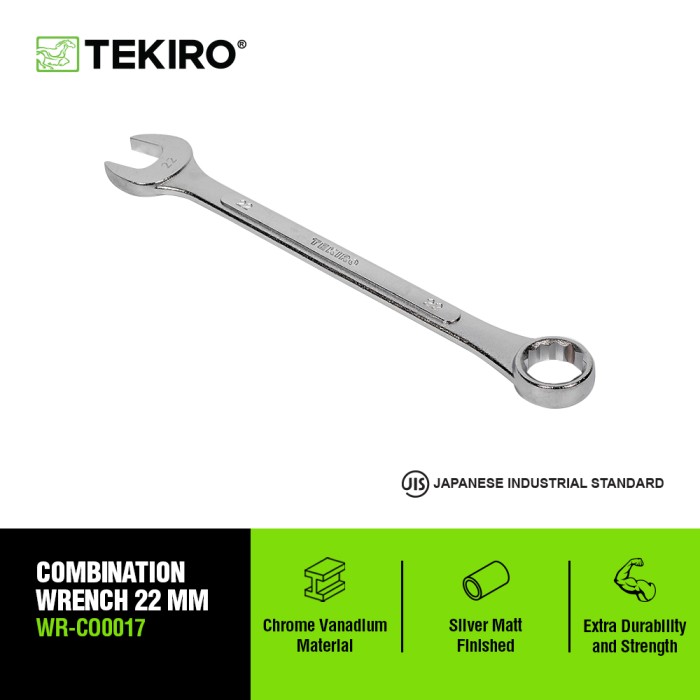 TEKIRO KUNCI RING PAS 22 MM /KUNCI RING PAS / TOOLS - ALAT PERKAKAS