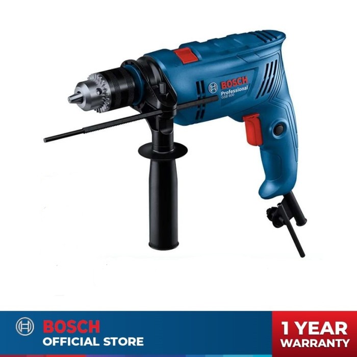 Bosch GSB 600 Mesin Bor Tangan Listrik Beton 13 MM Impact Drill 600W