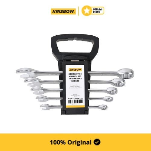 Krisbow Set Wrench Kunci Ring Pas 10-21 Mm 5 Pcs Lrcws2