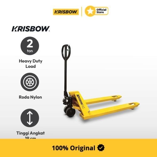 Krisbow Hand Pallet Nylon 55X115 Cm 2 Ton