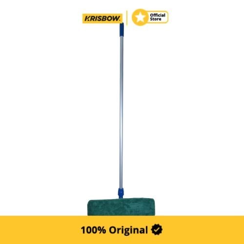 Krisbow Alat Pel Flat Mop Microfiber Dengan Tangkai 40 Cm