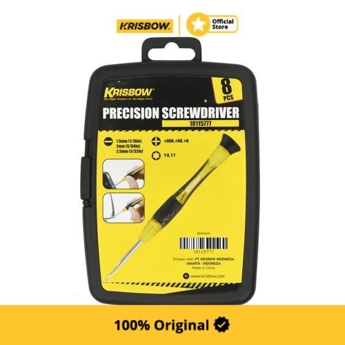 Krisbow Set Screwdriver Obeng Presisi 8 Pcs