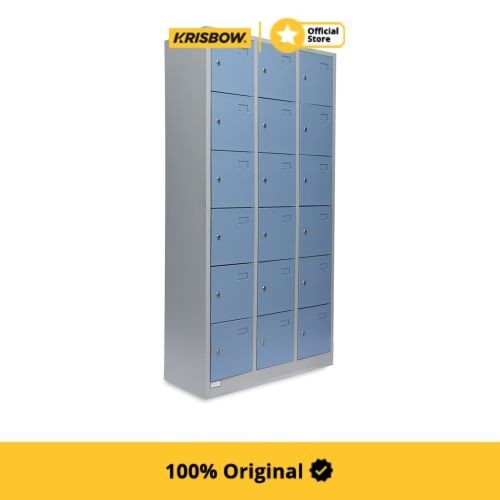 Krisbow Loker 18 Pintu - Biru