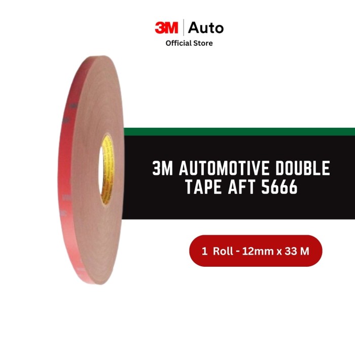 3M AFT Acrylic Foam Tape 5666, tebal: 1.1 mm, size