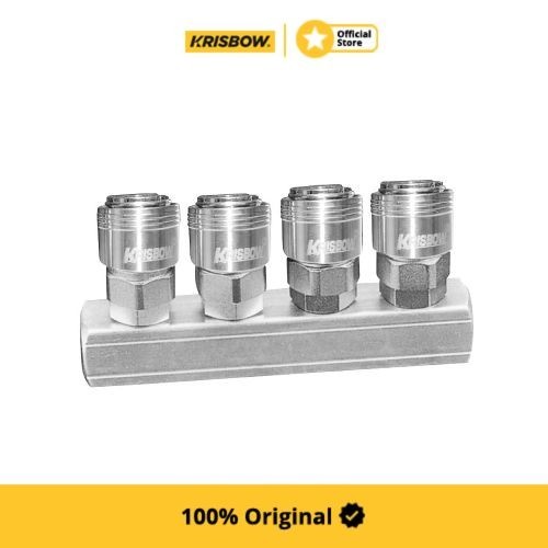 Krisbow Multi Quick 4 Coupler 1/4 Inchi - Bar Crqc4J