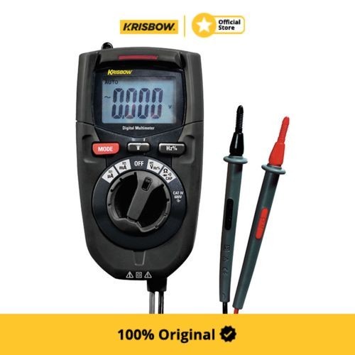 krisbow multimeter digital dengan ncv 600v