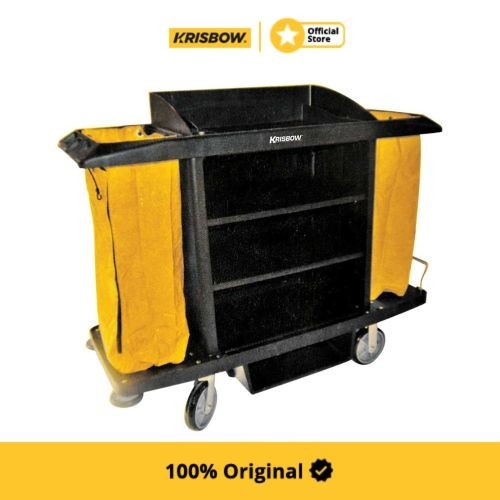 Krisbow Hotel Serving Cart Rak Troli Hotel 152X55.9X127 Cm