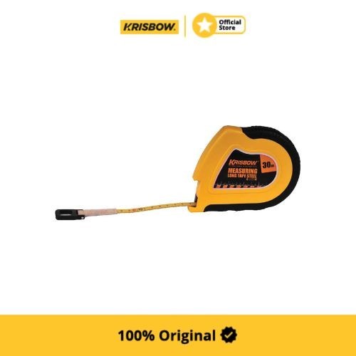 krisbow measuring long tape 30m steel