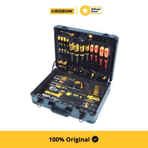 Krisbow Set 141 Pcs Perkakas Mekanik & Kotak Penyimpanan Lrphs1