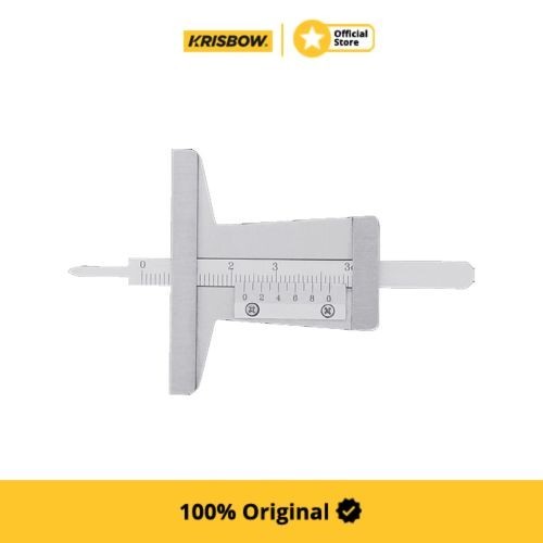 Krisbow Jangka Sorong Vernier Depth Gauge 0-30Mm/0.1Mm