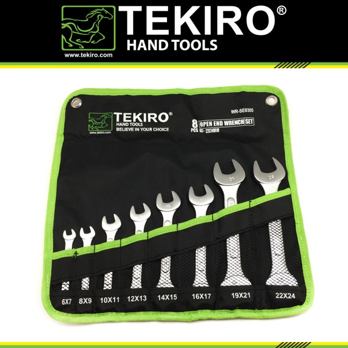 Tekiro Kunci Pas Set 8 Pcs (6 - 24 MM)