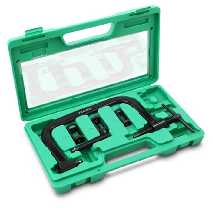 TEKIRO SET HEAVY DUTY VALVE SPRING COMPRESSOR / TREKER KLEP KOMPRESOR