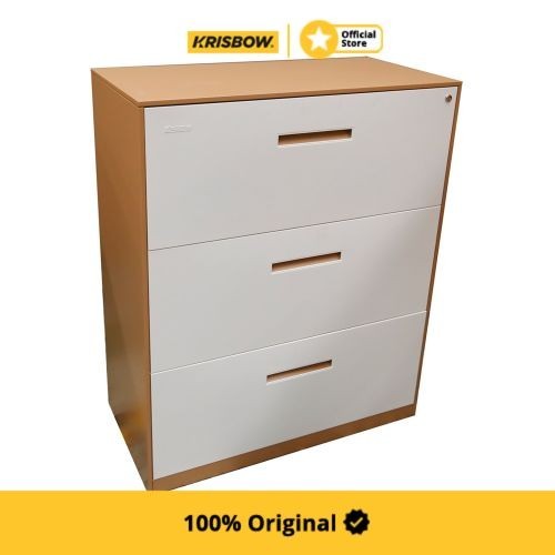Krisbow Drawer Cabinet Laci Penyimpanan 3 Tingkat
