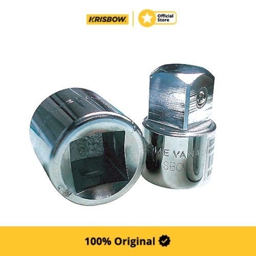 Krisbow Adaptor Kunci Socket Kunci Sok 1/2 X 3/8 Inci