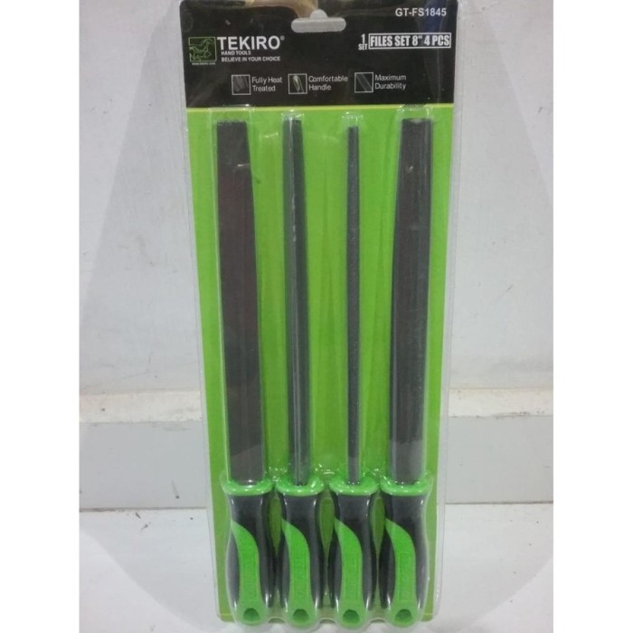 TEKIRO KIKIR SET 8" 4 PCS / KIKIR SET / TOOLS / PERKAKAS