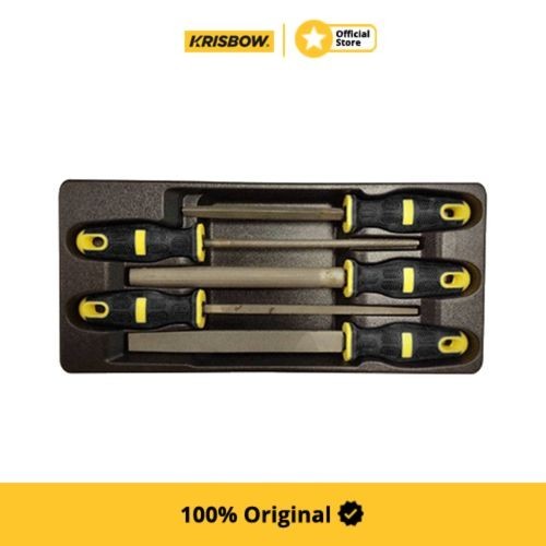 Krisbow Alat Kikir Files (5Pcs) W/Tray