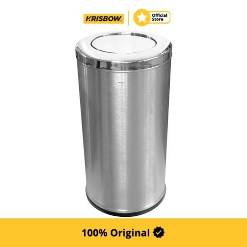 Krisbow Waste Bin Tempat Sampah Stainless Steel 80 Ltr