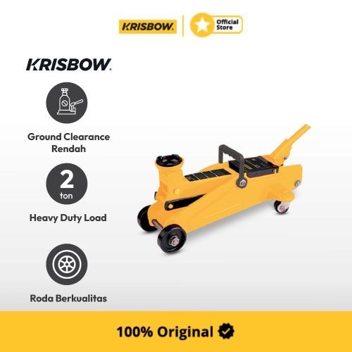 Krisbow Hydraulic Jack Dongkrak Buaya 2 Ton Rljh2