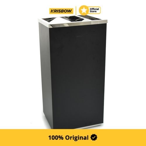 Krisbow Dust Bin Tempat Sampah Stainless Rectangular Asbak