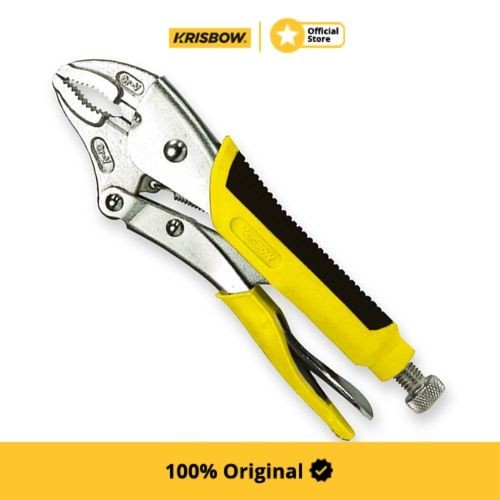 Krisbow Kunci Tang Jepit Locking Plier Curve Jaw 10 Lrlcr10