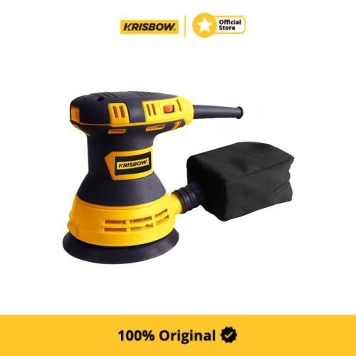 Krisbow Orbital Sander Mesin Amplas Kayu 125 Mm 300 W Iros1