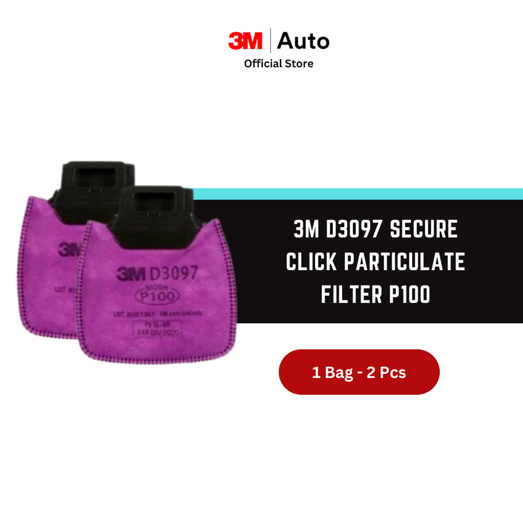 3M D3097 Secure Click Particulate Filter P100 - 1 