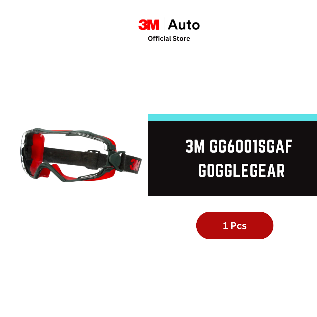 3M GG6001SGAF GoggleGear Scotch gard Anti-Fog Coati