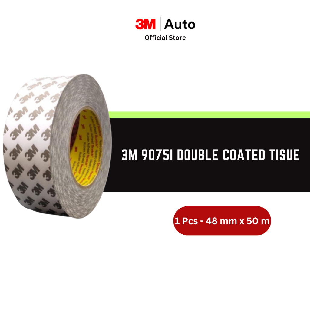 3M 9075i / 7385C Double Coated Tissue Tape - 48 mm