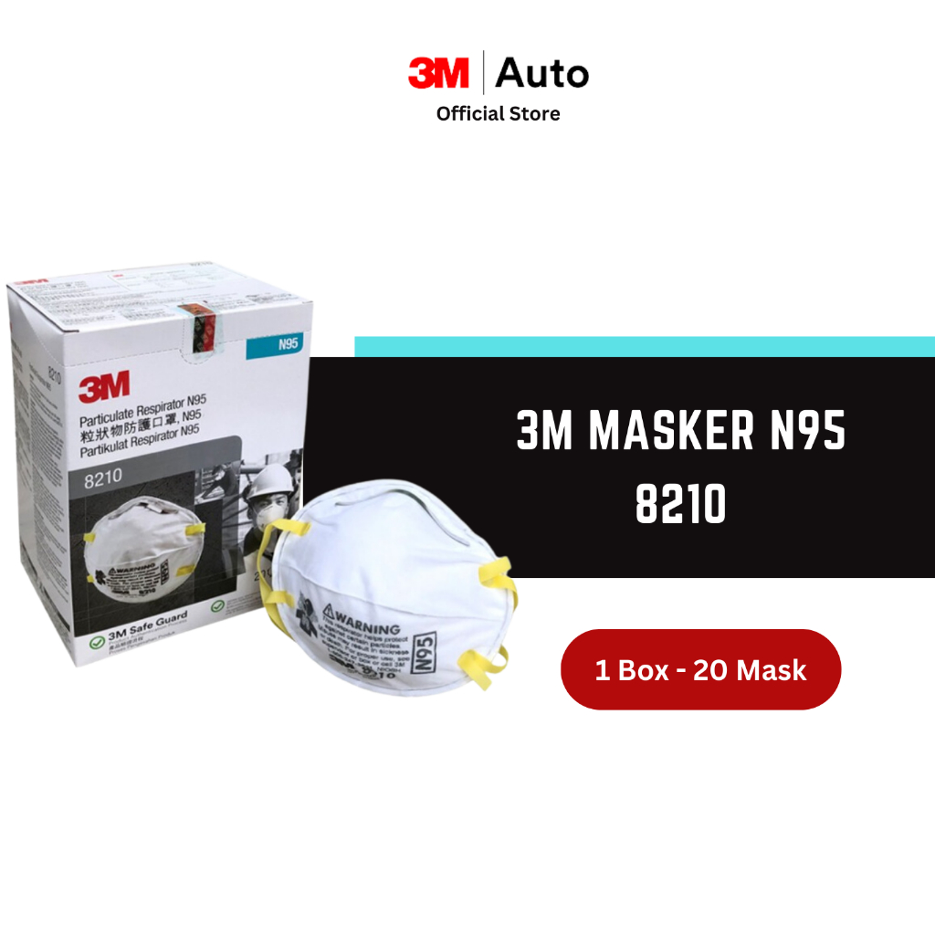 3M Masker N95 8210 Particulate Respirator - 1 Box